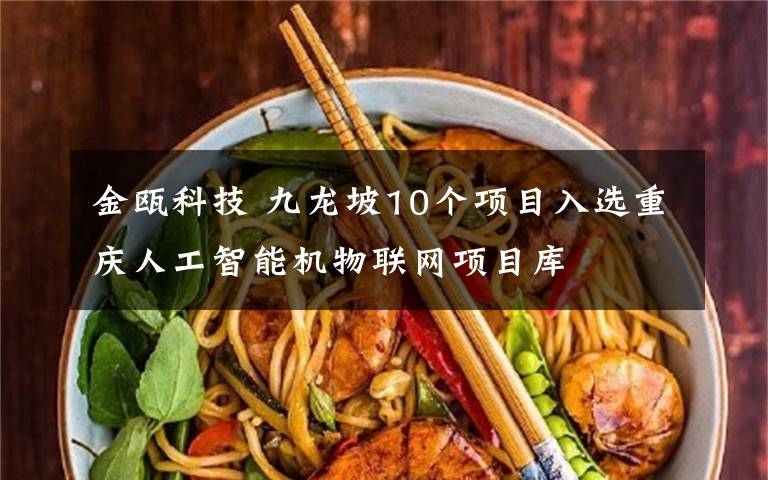 金瓯科技 九龙坡10个项目入选重庆人工智能机物联网项目库