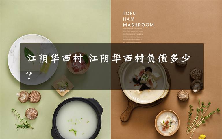 江阴华西村 江阴华西村负债多少?