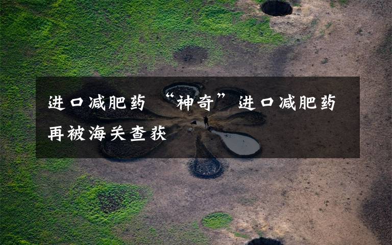 进口减肥药 “神奇”进口减肥药再被海关查获