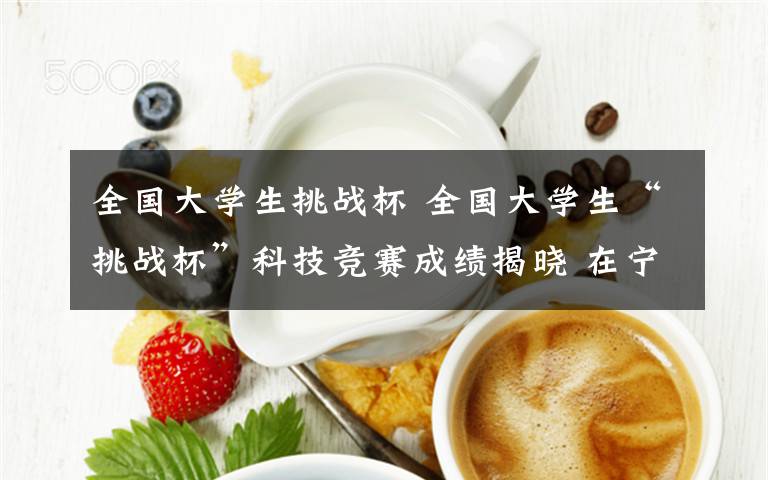 全国大学生挑战杯 全国大学生“挑战杯”科技竞赛成绩揭晓 在宁高校9个特等奖全国第一