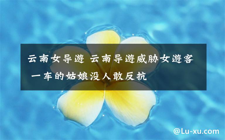 云南女导游 云南导游威胁女游客 一车的姑娘没人敢反抗