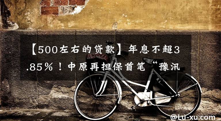 【500左右的贷款】年息不超3.85%!中原再担保首笔“豫汛易贷”落地,哪些企业可申请?