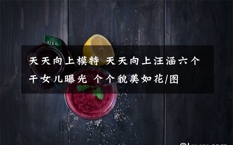 天天向上模特 天天向上汪涵六个干女儿曝光 个个貌美如花/图