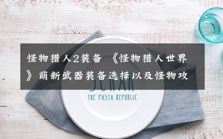 怪物猎人2装备 《怪物猎人世界》萌新武器装备选择以及怪物攻略 不再做猫车党!