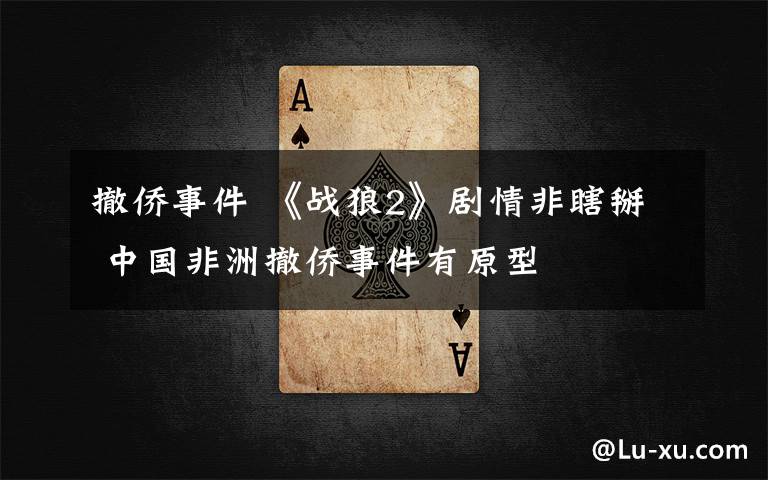 撤侨事件 《战狼2》剧情非瞎掰 中国非洲撤侨事件有原型