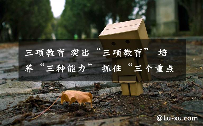 三项教育 突出“三项教育” 培养“三种能力” 抓住“三个重点”