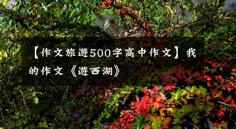 【作文旅游500字高中作文】我的作文《游西湖》