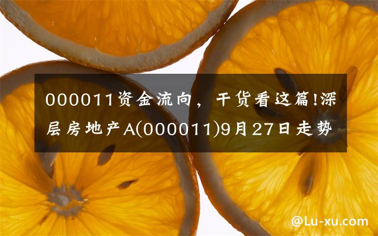 000011资金流向，干货看这篇!深层房地产A(000011)9月27日走势分析