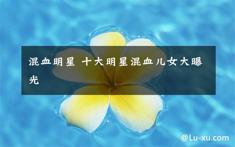 混血明星 十大明星混血儿女大曝光