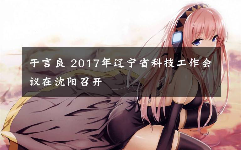 于言良 2017年辽宁省科技工作会议在沈阳召开