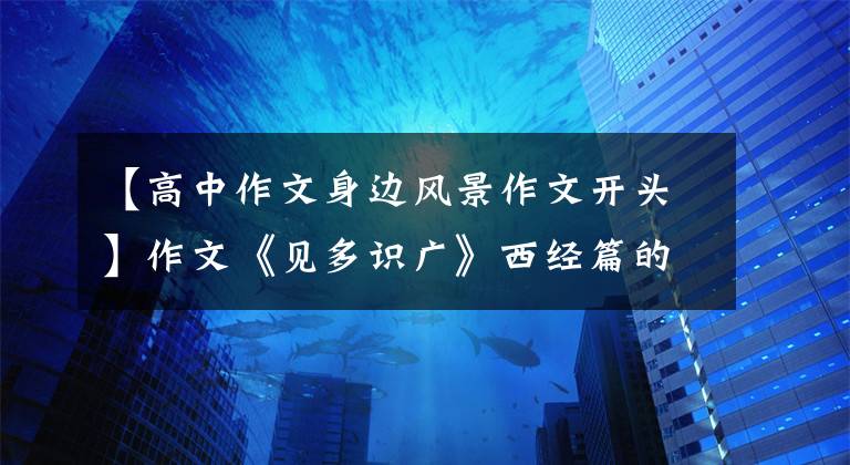 【高中作文身边风景作文开头】作文《见多识广》西经篇的开始(8)