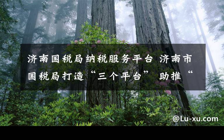 济南国税局纳税服务平台 济南市国税局打造“三个平台” 助推“岗位大练兵 业务大比武”活动