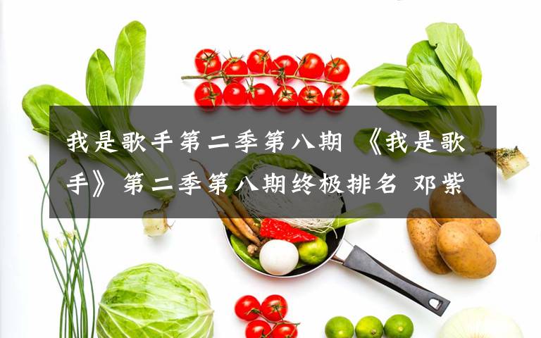 我是歌手第二季第八期 《我是歌手》第二季第八期终极排名 邓紫棋惹火唱跳 茜拉主动让出压轴给周笔畅