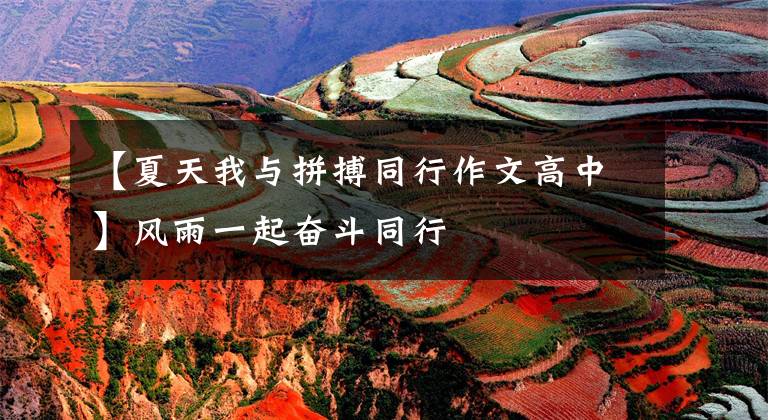 【夏天我与拼搏同行作文高中】风雨一起奋斗同行