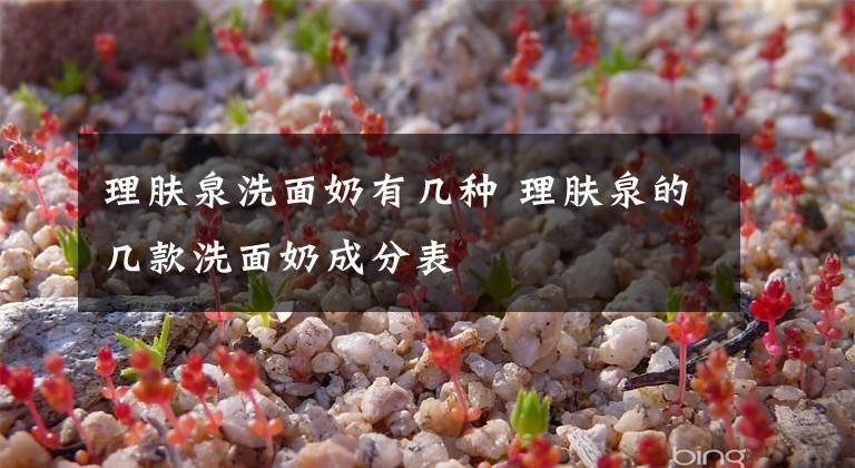 理肤泉洗面奶有几种 理肤泉的几款洗面奶成分表
