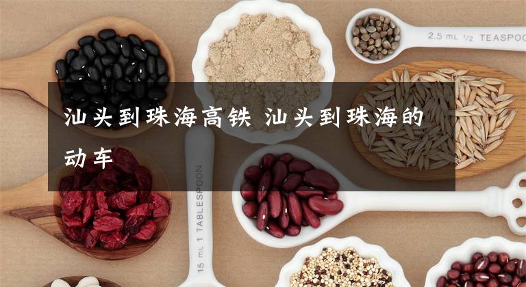 汕头到珠海高铁 汕头到珠海的动车