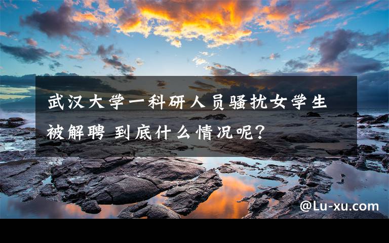 武汉大学一科研人员骚扰女学生被解聘 到底什么情况呢?