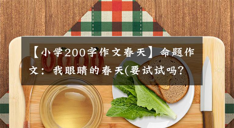 【小学200字作文春天】命题作文:我眼睛的春天(要试试吗?(200个字符)