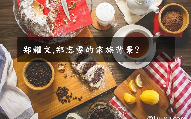 郑耀文,郑志雯的家族背景?