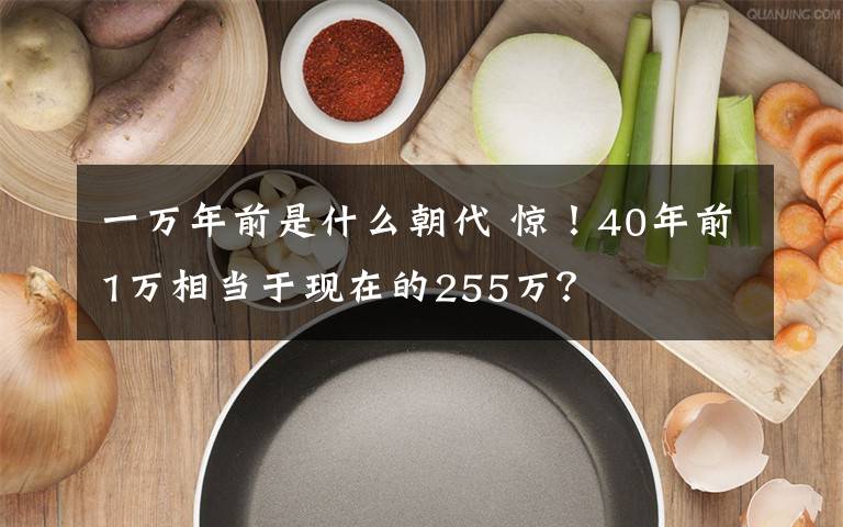 一万年前是什么朝代 惊!40年前1万相当于现在的255万?