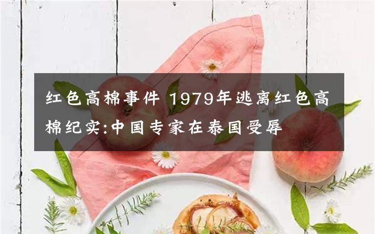 红色高棉事件 1979年逃离红色高棉纪实:中国专家在泰国受辱