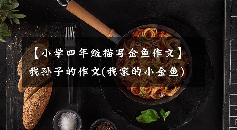 【小学四年级描写金鱼作文】我孙子的作文(我家的小金鱼)
