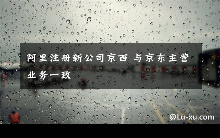 阿里注册新公司京西 与京东主营业务一致