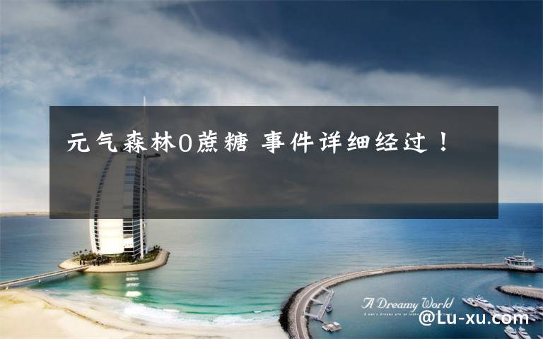 元气森林0蔗糖 事件详细经过！