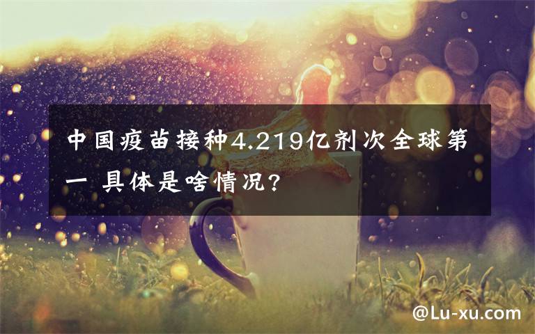 中国疫苗接种4.219亿剂次全球第一 具体是啥情况?
