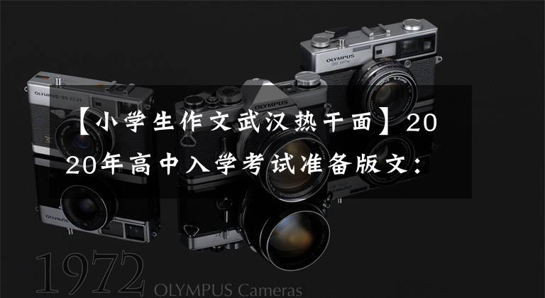 【小学生作文武汉热干面】2020年高中入学考试准备版文：周围的战争“传染病”