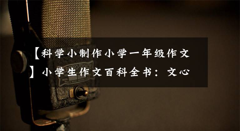 【科学小制作小学一年级作文】小学生作文百科全书:文心作文40年献身