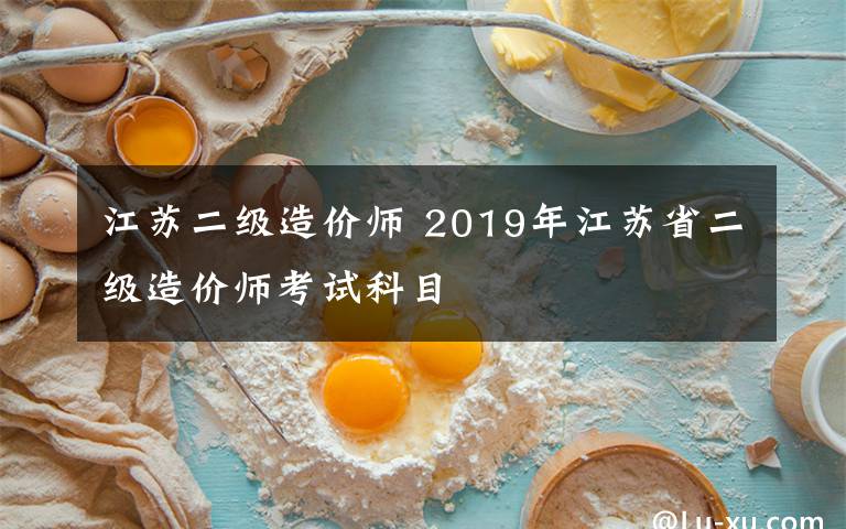 江苏二级造价师 2019年江苏省二级造价师考试科目