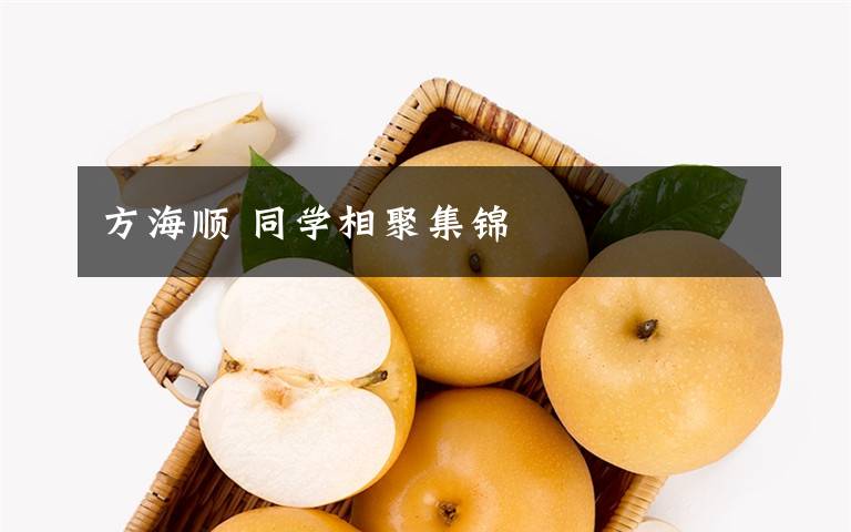 方海顺 同学相聚集锦