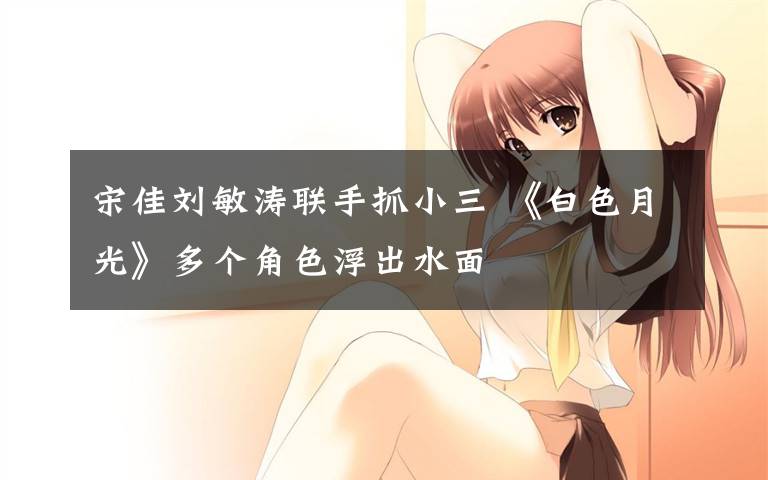 宋佳刘敏涛联手抓小三 《白色月光》多个角色浮出水面