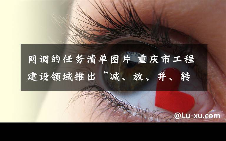 网调的任务清单图片 重庆市工程建设领域推出“减、放、并、转、调、诺”6张清单