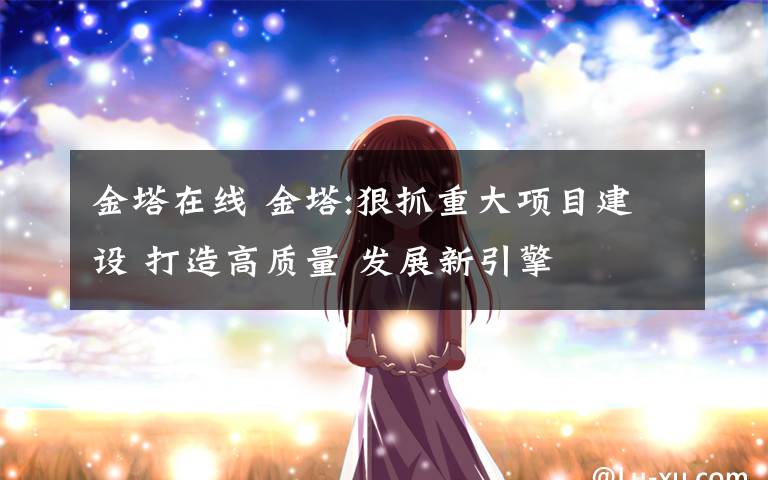 金塔在线 金塔:狠抓重大项目建设 打造高质量 发展新引擎