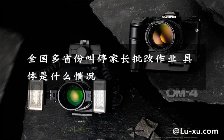 全国多省份叫停家长批改作业 具体是什么情况