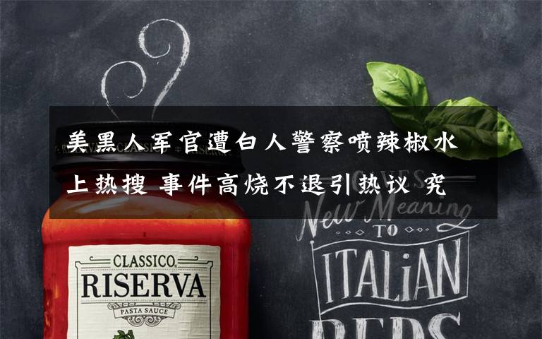 美黑人军官遭白人警察喷辣椒水上热搜 事件高烧不退引热议 究竟发生了什么?