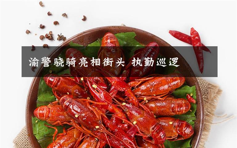 渝警骁骑亮相街头 执勤巡逻