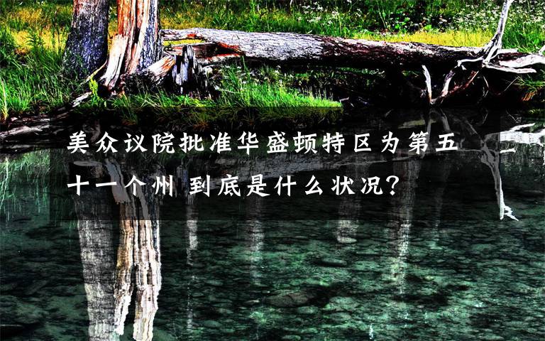 美众议院批准华盛顿特区为第五十一个州 到底是什么状况?