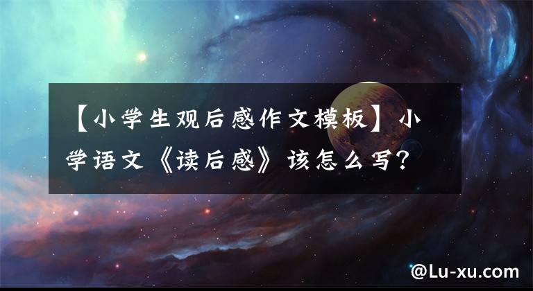 【小学生观后感作文模板】小学语文《读后感》该怎么写?精选四篇范文送给大家,照写就行了