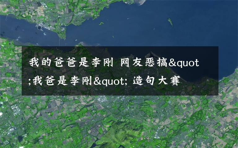 我的爸爸是李刚 网友恶搞"我爸是李刚" 造句大赛  经典作品集结号