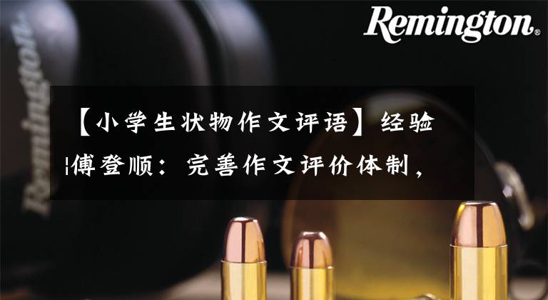 【小学生状物作文评语】经验|傅登顺:完善作文评价体制,出色地进行写作教学。