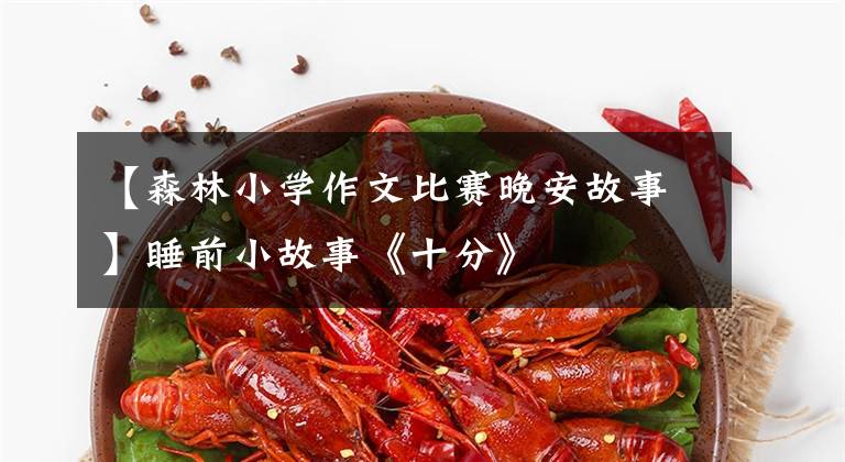 【森林小学作文比赛晚安故事】睡前小故事《十分》