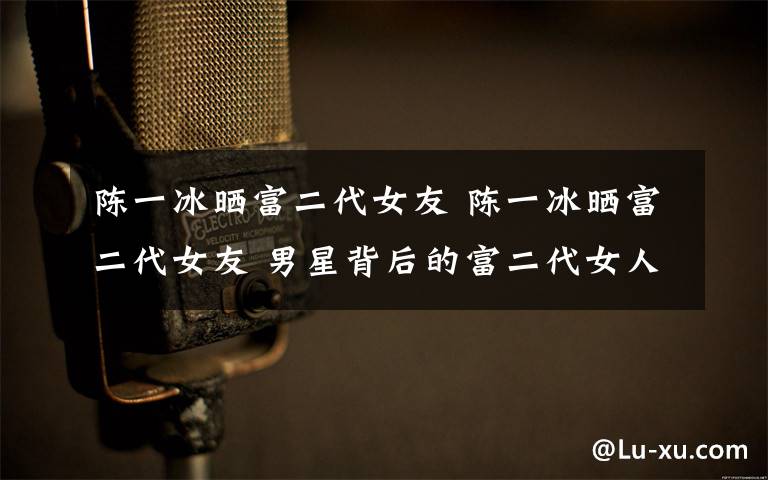 陈一冰晒富二代女友 陈一冰晒富二代女友 男星背后的富二代女人身家PK