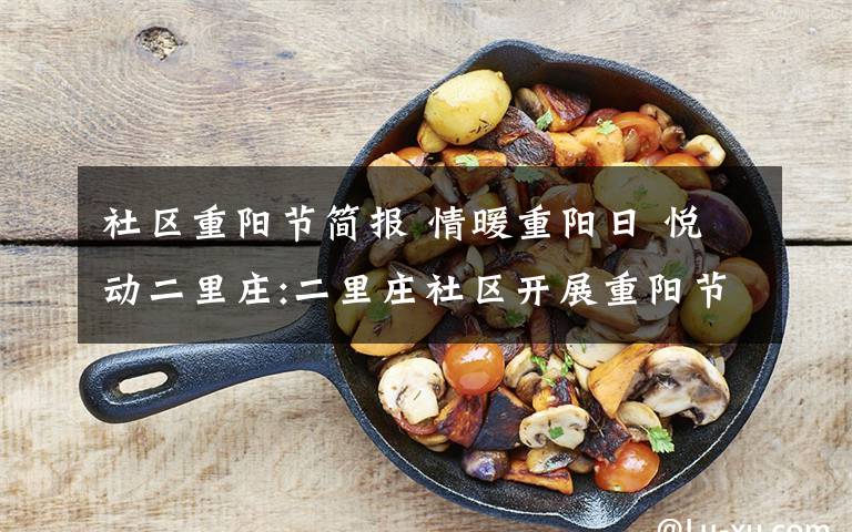社区重阳节简报 情暖重阳日 悦动二里庄:二里庄社区开展重阳节主题党日活动