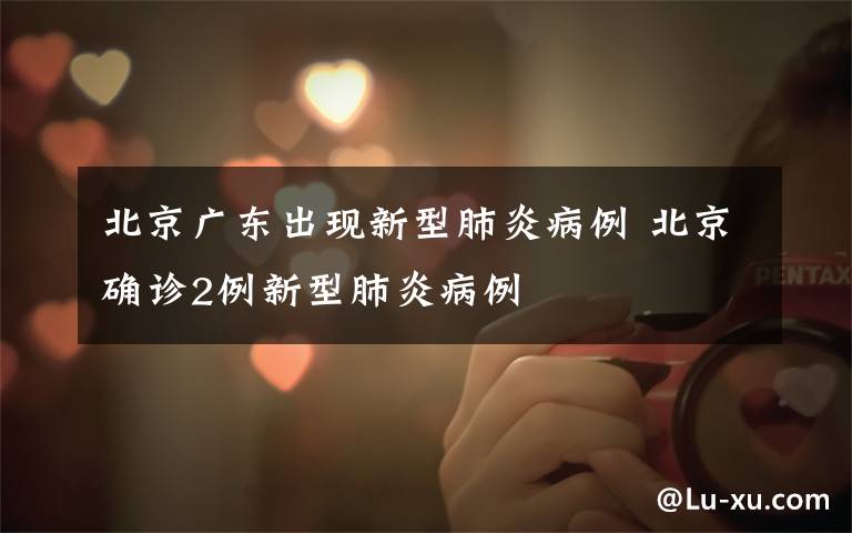 北京广东出现新型肺炎病例 北京确诊2例新型肺炎病例