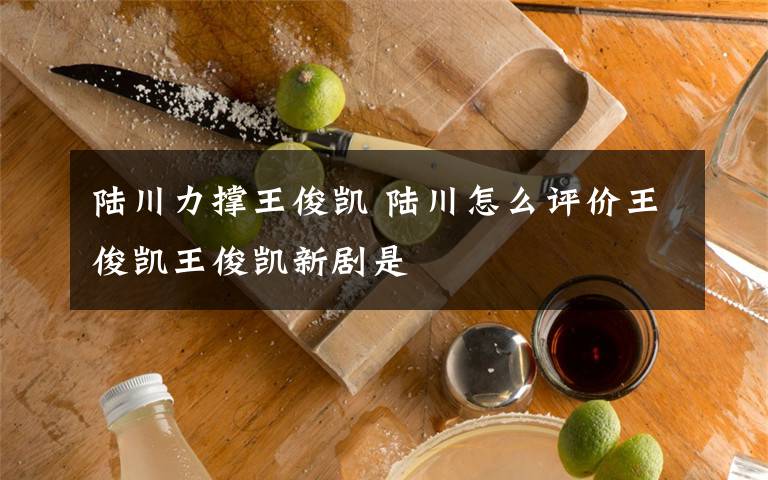 陆川力撑王俊凯 陆川怎么评价王俊凯王俊凯新剧是