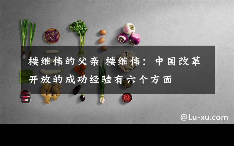 楼继伟的父亲 楼继伟:中国改革开放的成功经验有六个方面