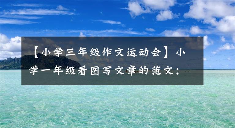 【小学三年级作文运动会】小学一年级看图写文章的范文:运动会(6篇)